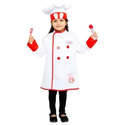 Peppa Gris Kokk Barn Kostyme