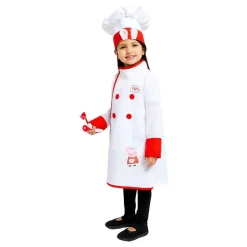 Peppa Gris Kokk Barn Kostyme