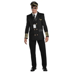 Pilot Svart Kostyme