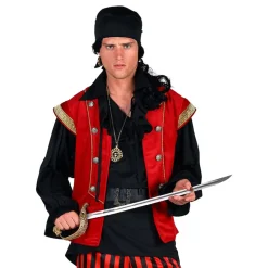 Pirat Black Beard Deluxe Kostyme