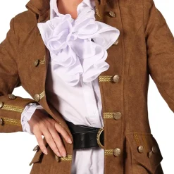 Piratjakke Brun Dame Deluxe