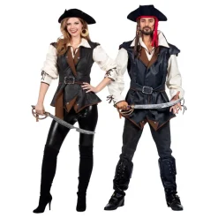 Piratjakke Deluxe Dame Kostyme
