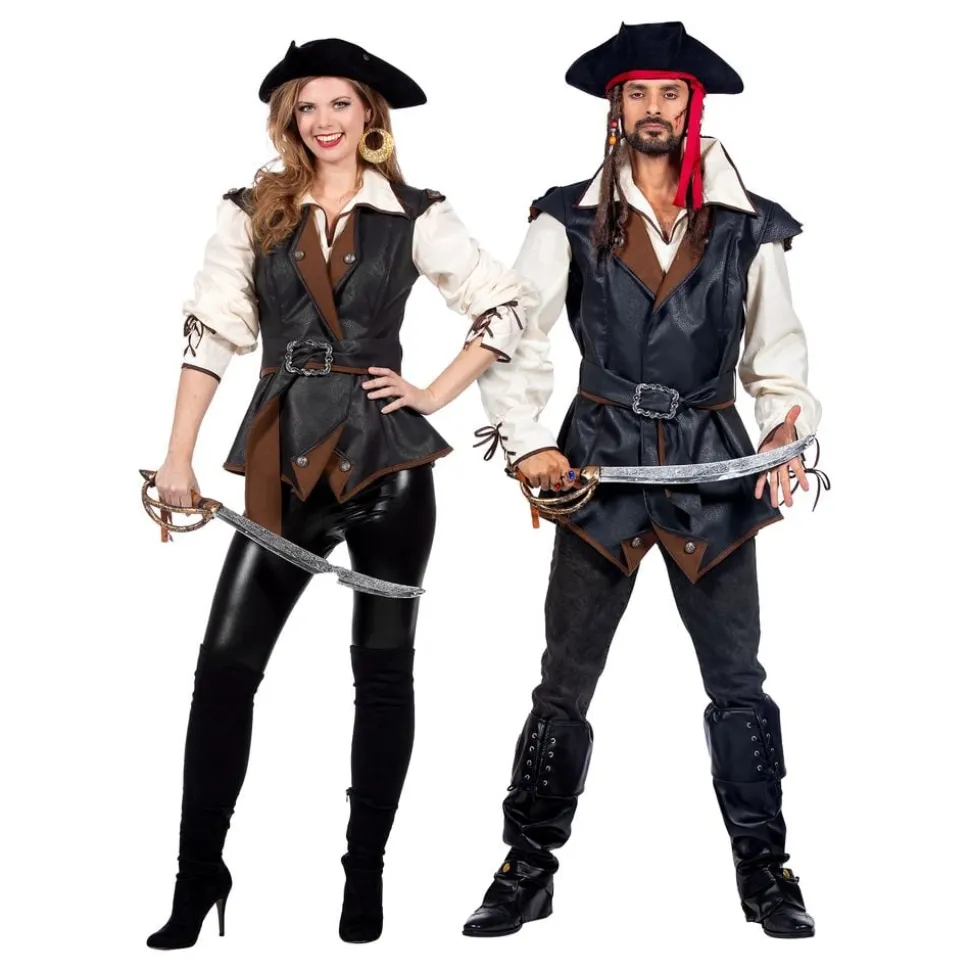 Piratjakke Deluxe Dame Kostyme