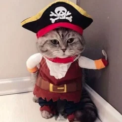 Pirat Kostyme for Katt/Hund