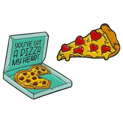 Pizza my Heart Pins