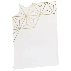 Plasseringskort Geometrisk Gull