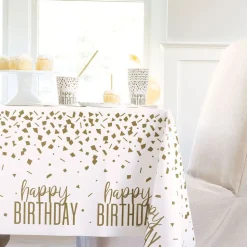 Plastduk Happy Birthday Gull