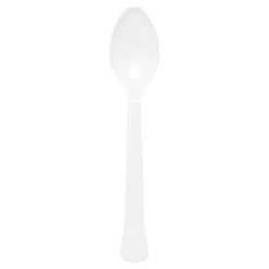 Plastskjeer Kokos Hvit