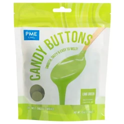 PME Candy Buttons Limegrønn