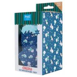 PME Cupcake Wrappers Snømann