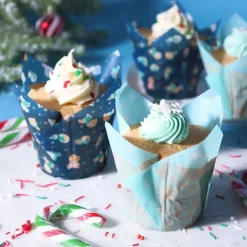 PME Cupcake Wrappers Snømann