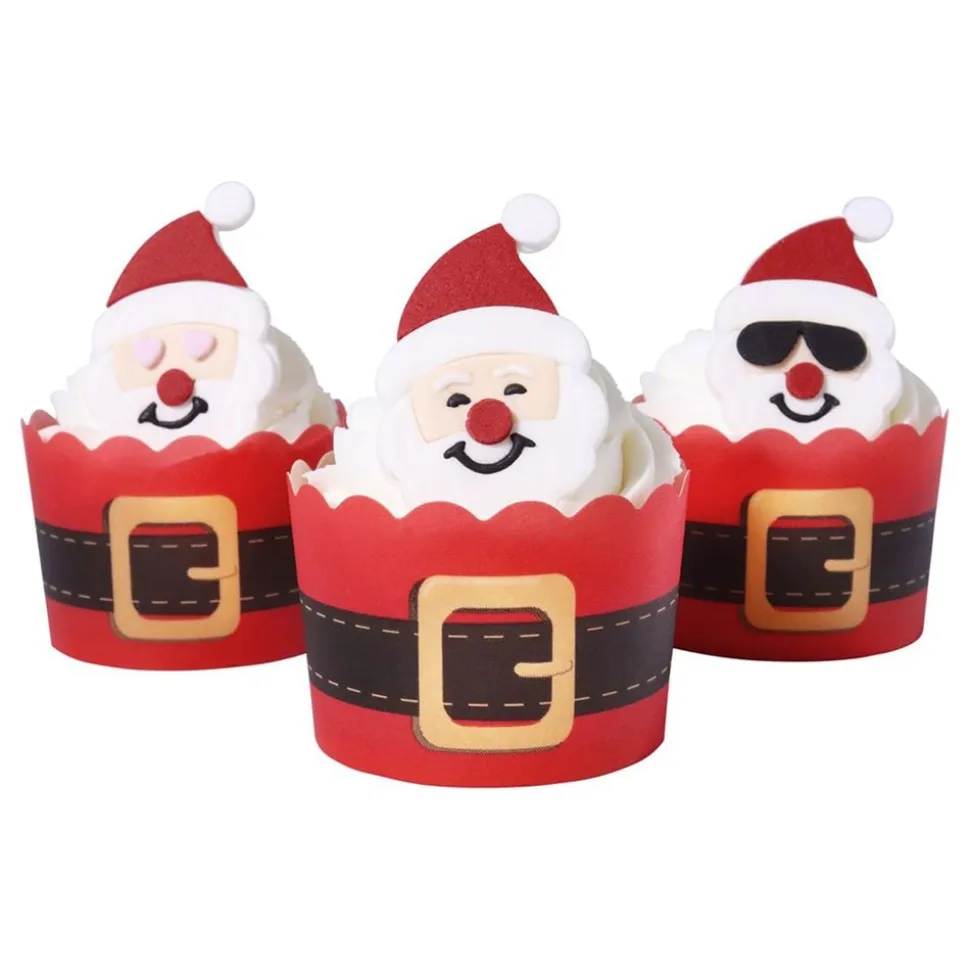 PME Sukkerskikkelser Nisse Cupcake Kit