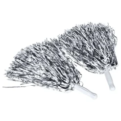Pom Poms Sølv Metallic