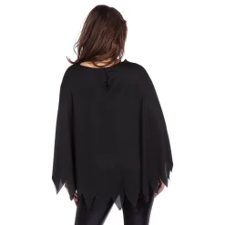 Poncho Skjelett med Glitter