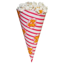 Popkornbeger i Papp