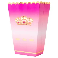 Popkornbeger Prinsessekrone Rosa