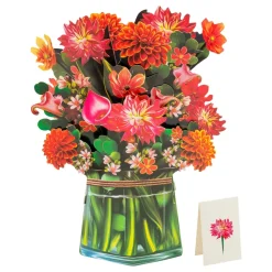 Pop Up-kort Blomster