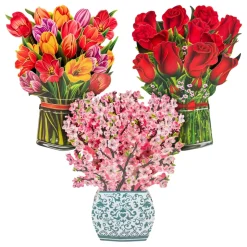 Pop Up-kort Blomster