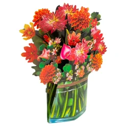 Pop Up-kort Blomster