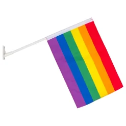 Pride Fasadeflagg med Stang