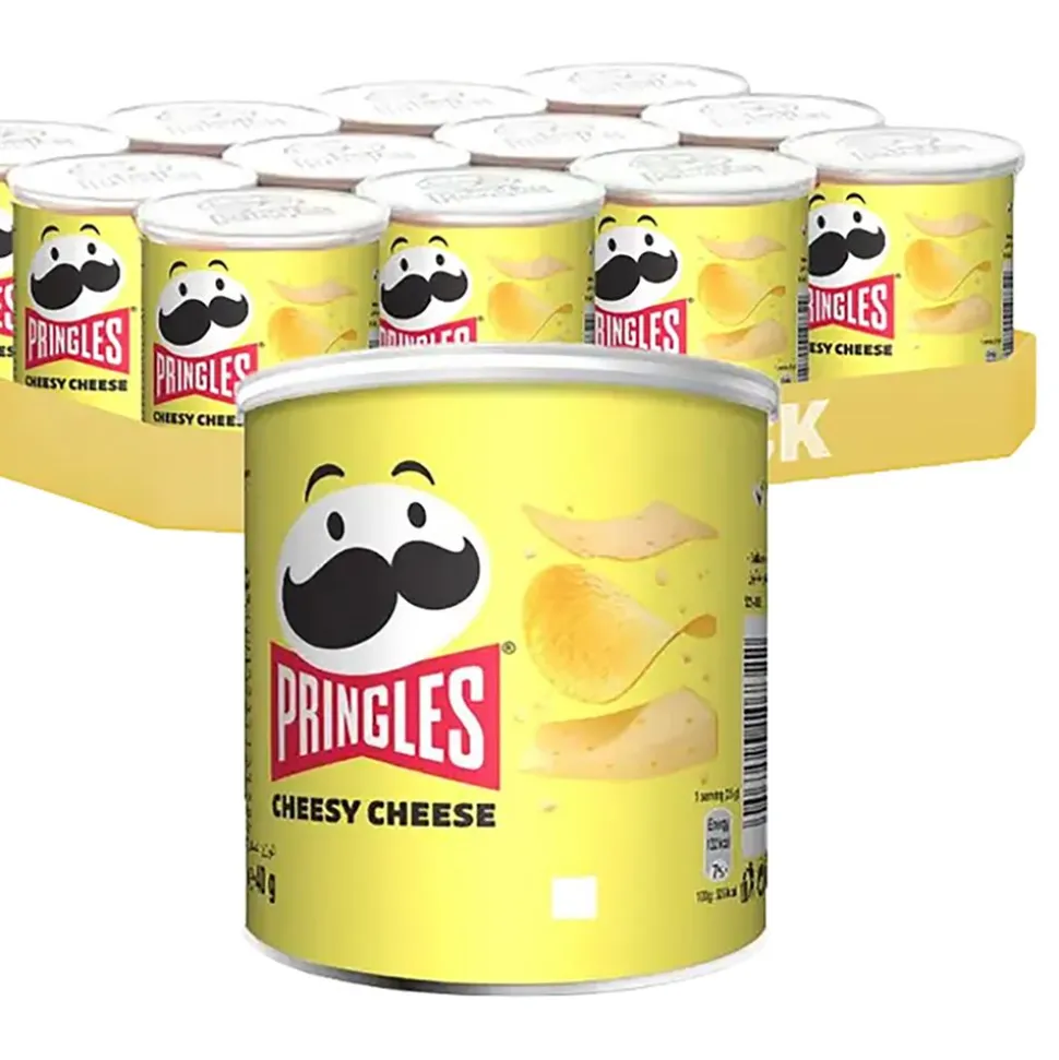 Pringles Cheesy Cheese Mini Storpakning