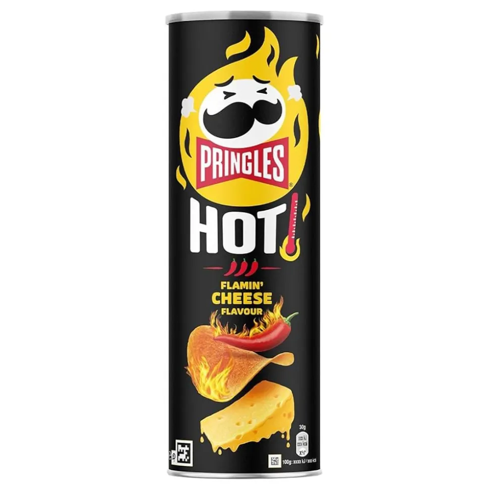 Pringles Hot Flamin Cheese Flavor