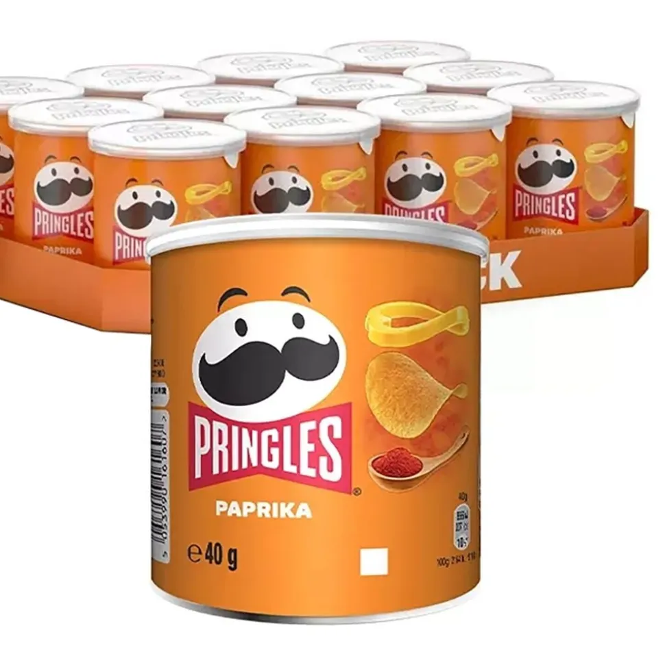 Pringles Paprika Mini Storpakning