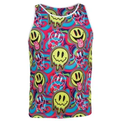 Psychedelic tanktop herre