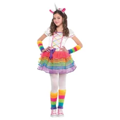 Rainbow Unicorn Barn Kostyme