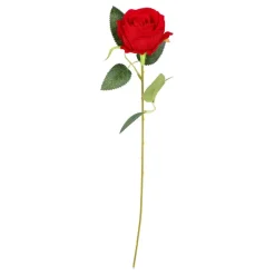 Rød Rose i Plast