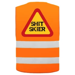 Refleksvest Shit Skier Neonoransje
