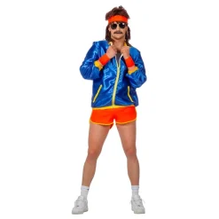 Retro Disco Rollerskater Herre Kostyme