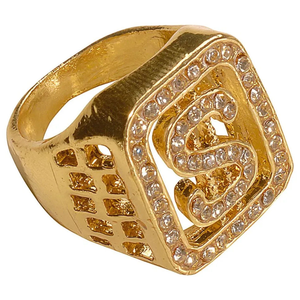 Ring med Dollartegn Gull