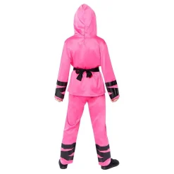 Rosa Ninja Barn Kostyme