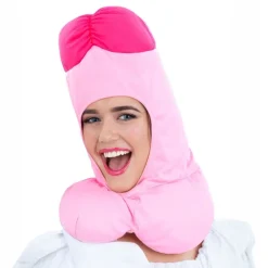 Rosa Penis Hodeplagg