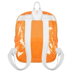 Ryggsekk Transparent Neonoransje