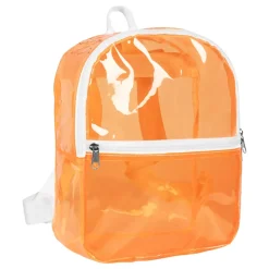 Ryggsekk Transparent Neonoransje