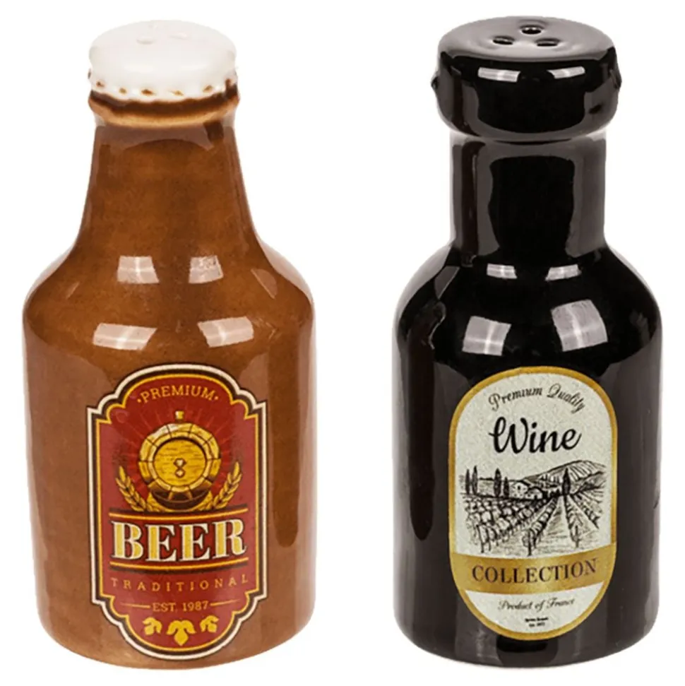 Salt- og Pepperkar Øl og Vin
