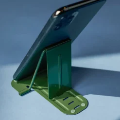 Sammenleggbar mobilholder i metall