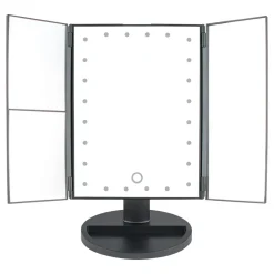 Sammenleggbart Touchscreen LED Sminkespeil