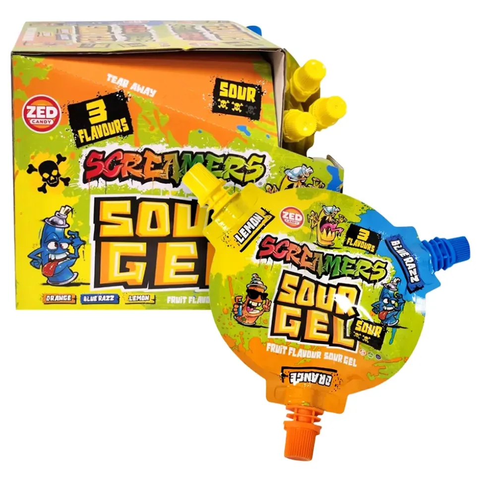 Screamers Sour Gel Storpakning