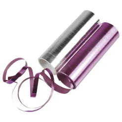 Serpentin Rosa/Sølv Metallic