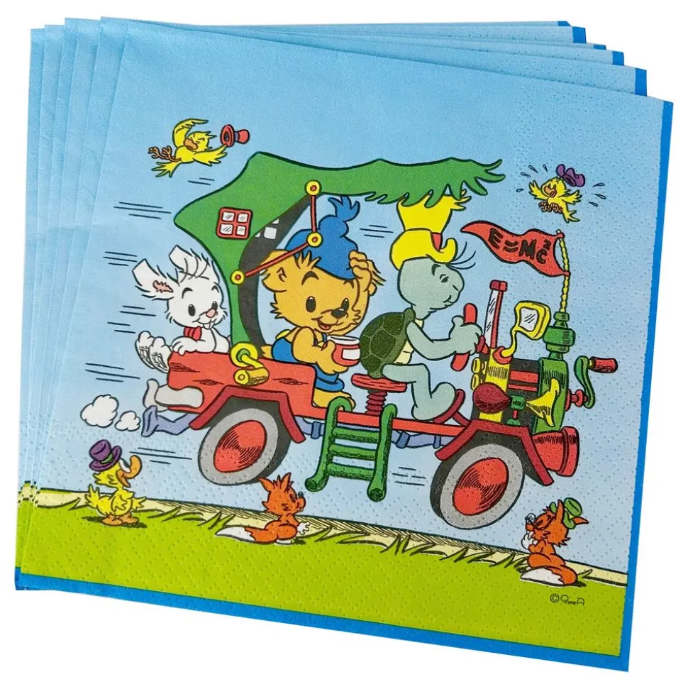 Servietter Bamse Bil