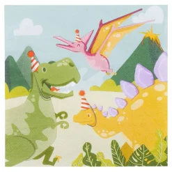 Servietter Dino Party