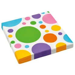 Servietter Dots Rainbow
