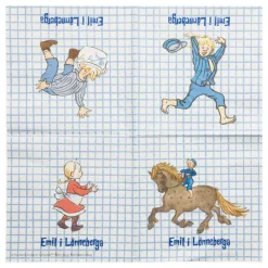 Servietter Emil i Lønneberget