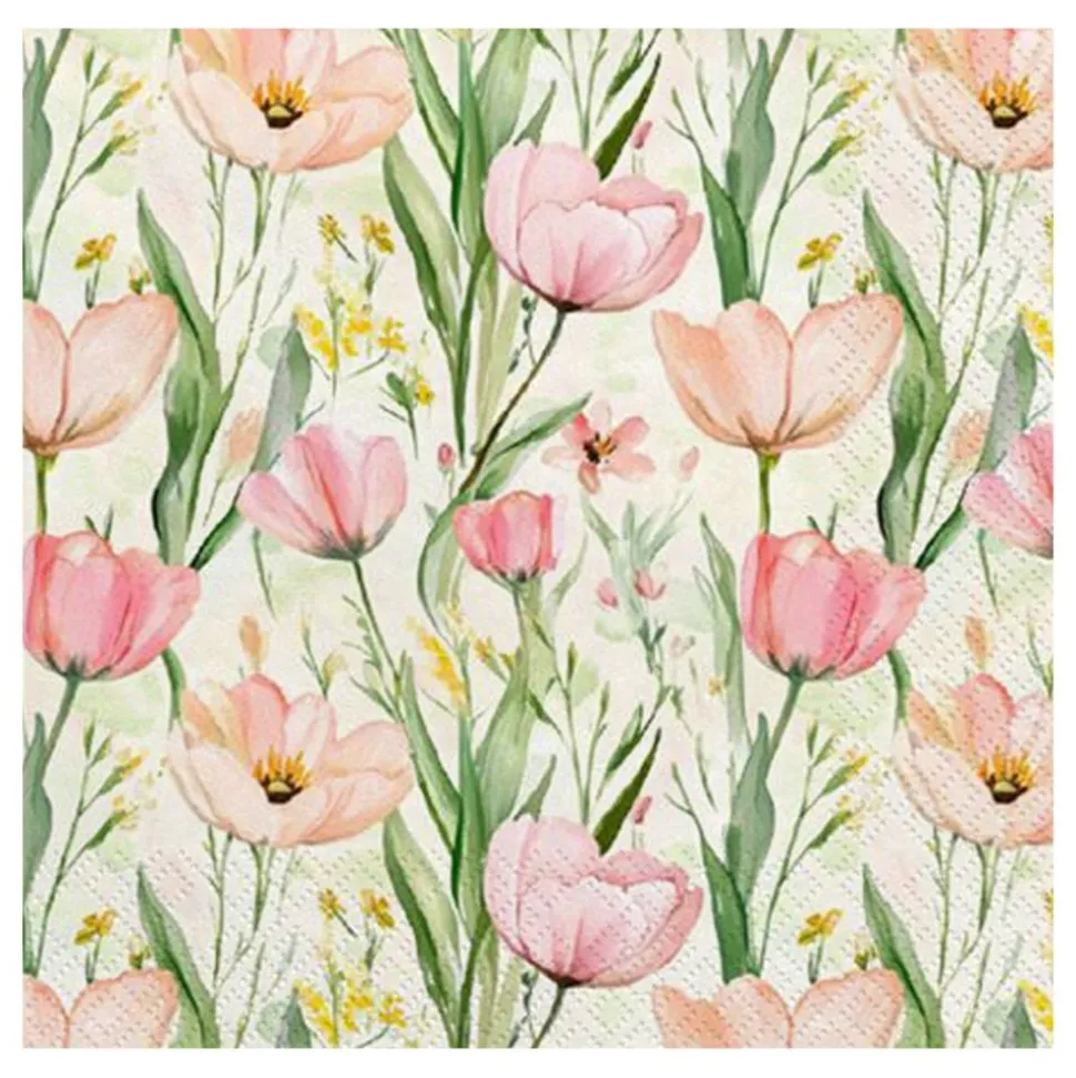 Servietter Engsblomster