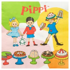 Servietter Pippi Langstrømpe