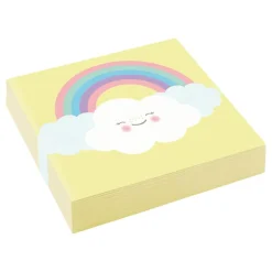 Servietter Rainbow & Cloud Gul