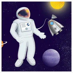 Servietter Space Party